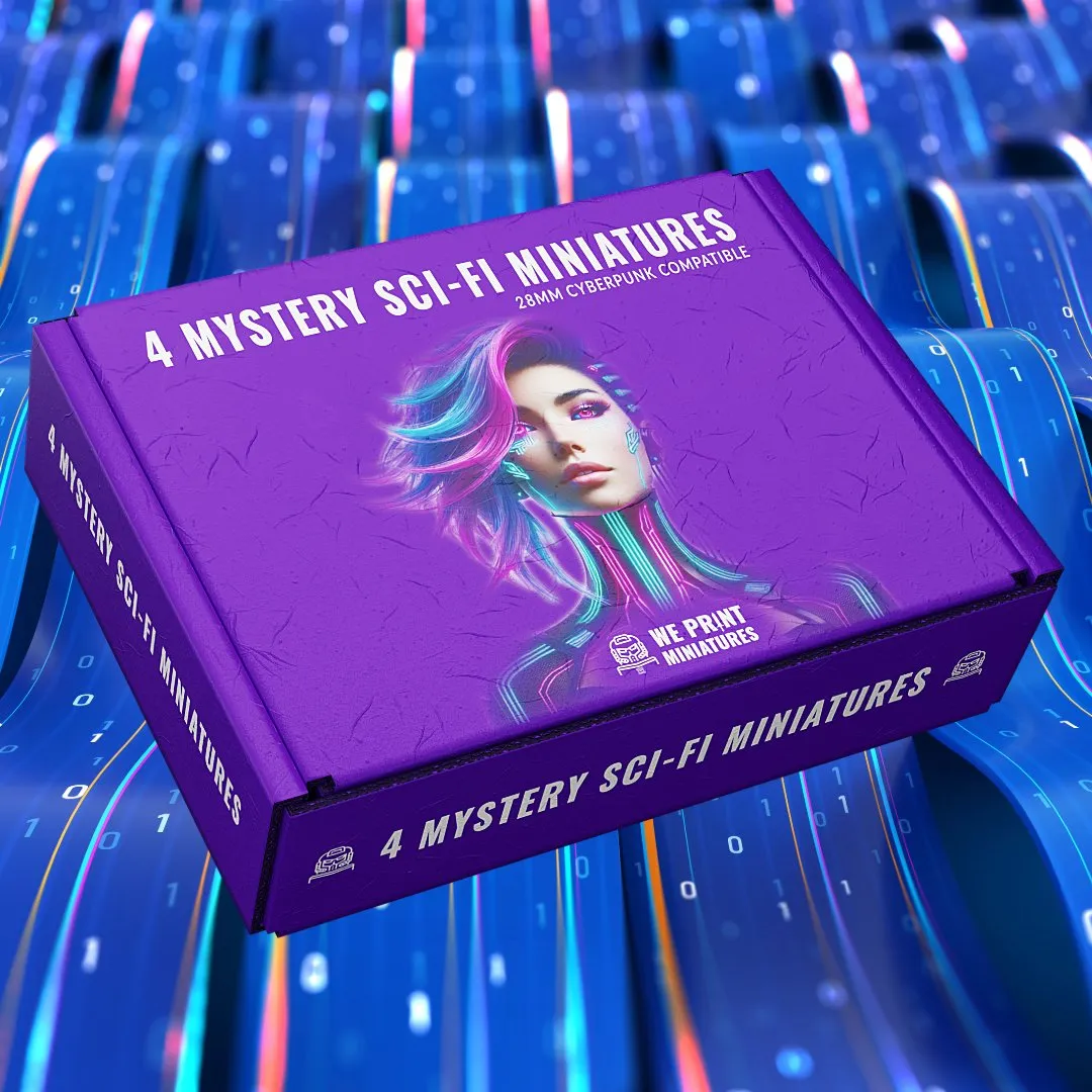28mm Cyberpunk Miniatures Mystery Box