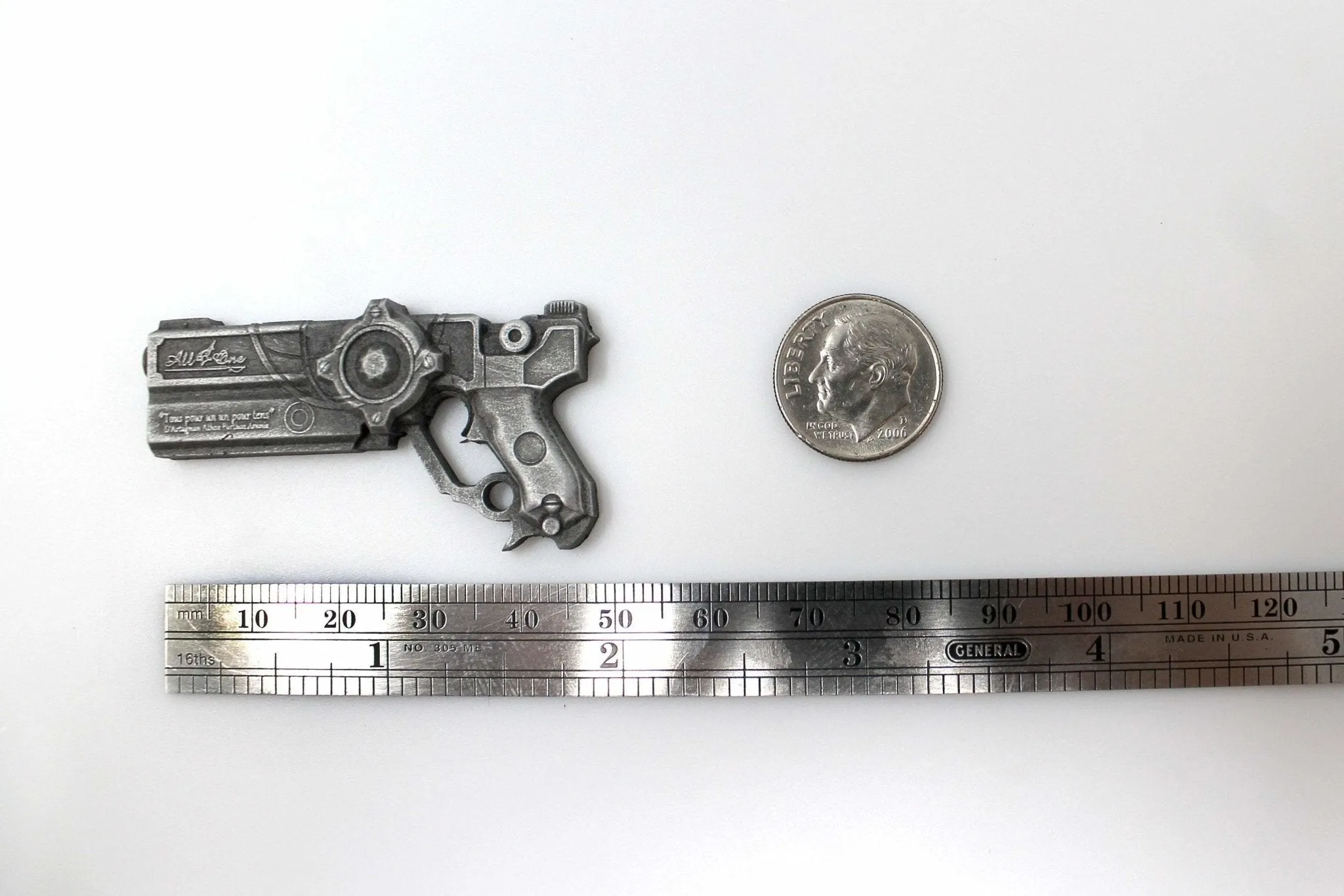 All for One Gun Keychain / Necklace - Bayonetta