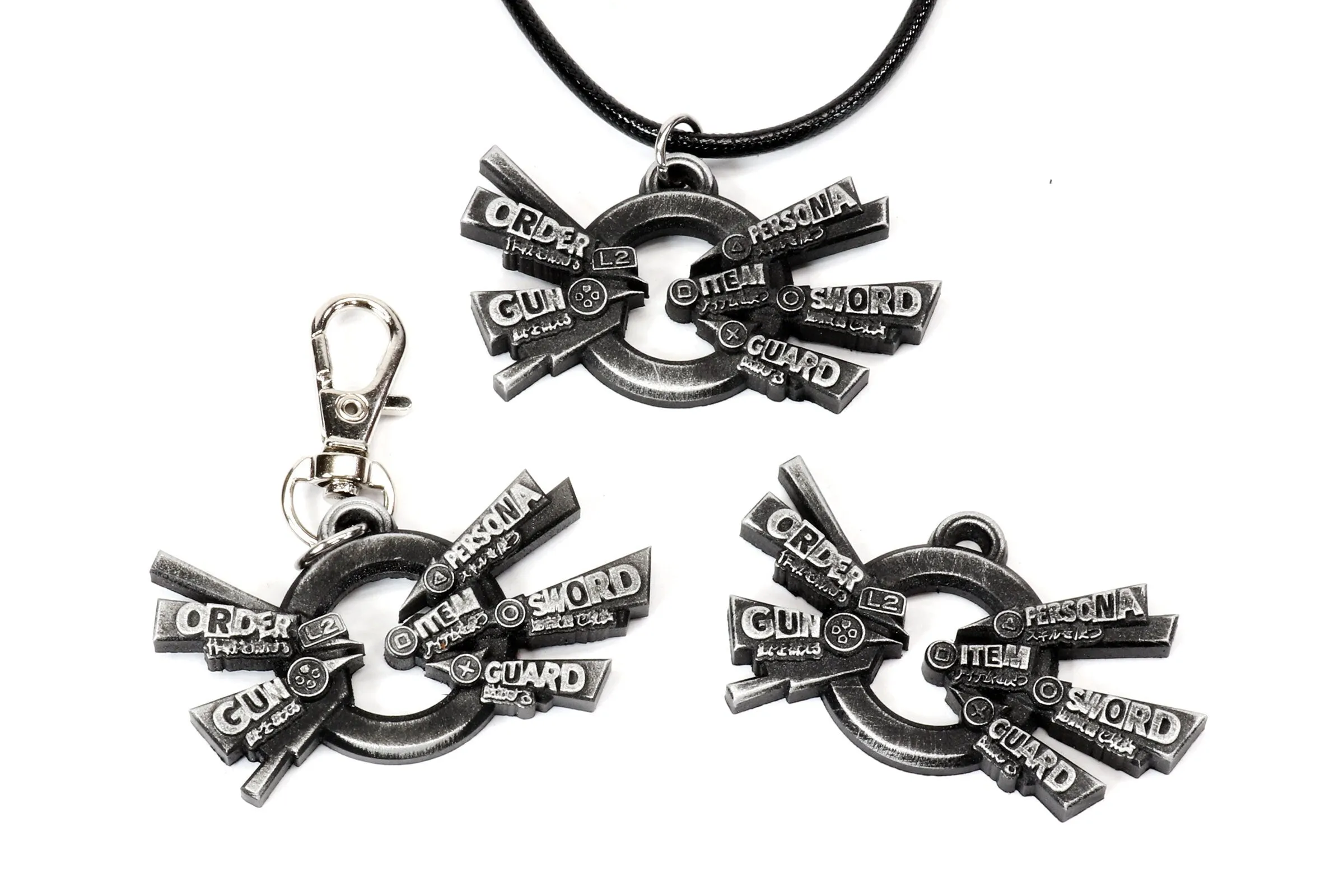 Battle Menu Keychain / Necklace - Persona 5