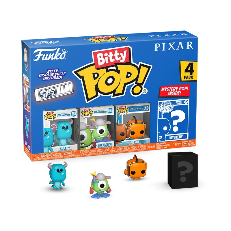 Bitty POP: Pixar - Monsters, Inc. 4PK