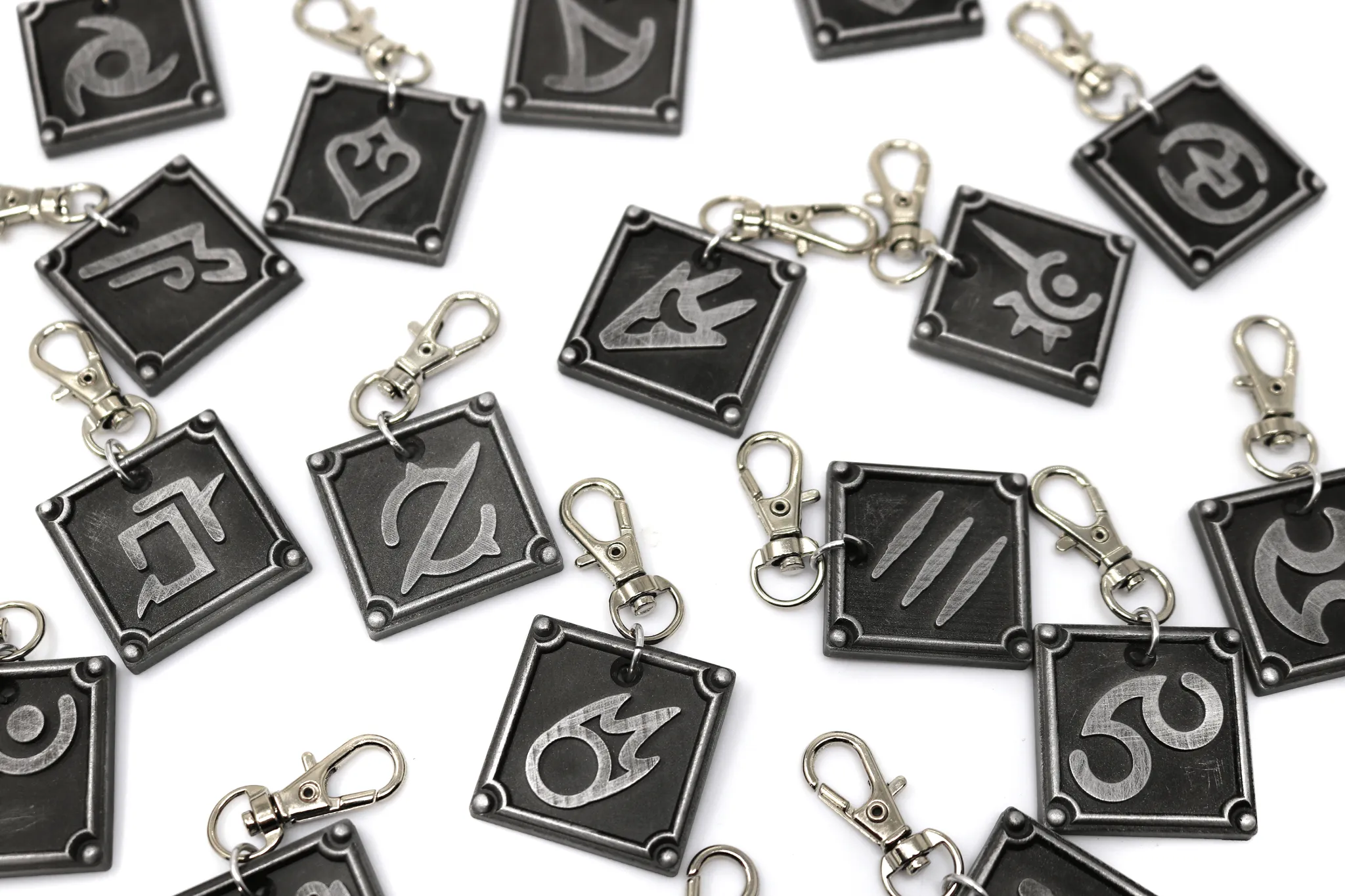 Black Mage Job Icons Keychain / Necklace - FFXIV