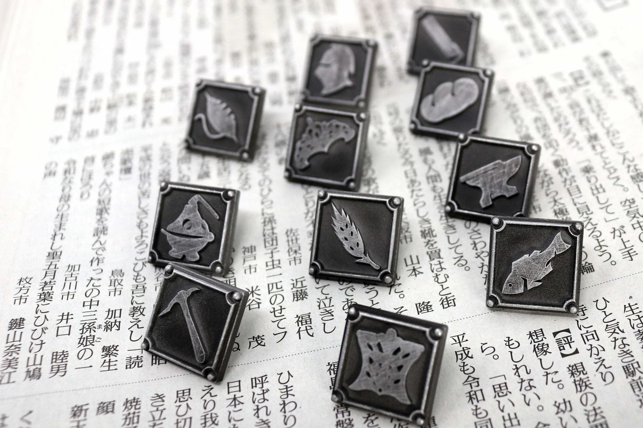 Blacksmith Crafting Charm Pin - FFXIV
