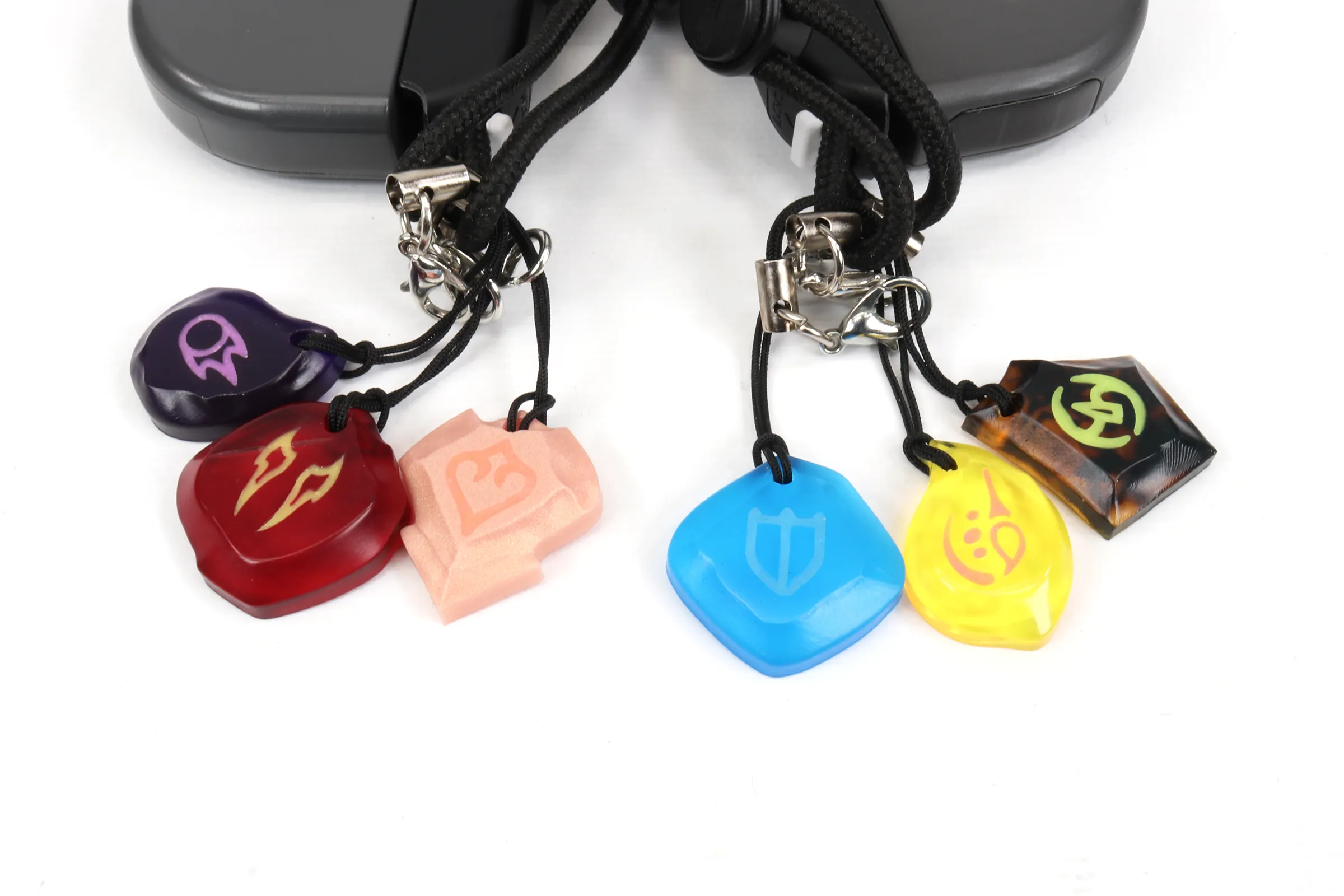 Clear Job Stone Soul Crystal Glow Phone Charms - FFXIV