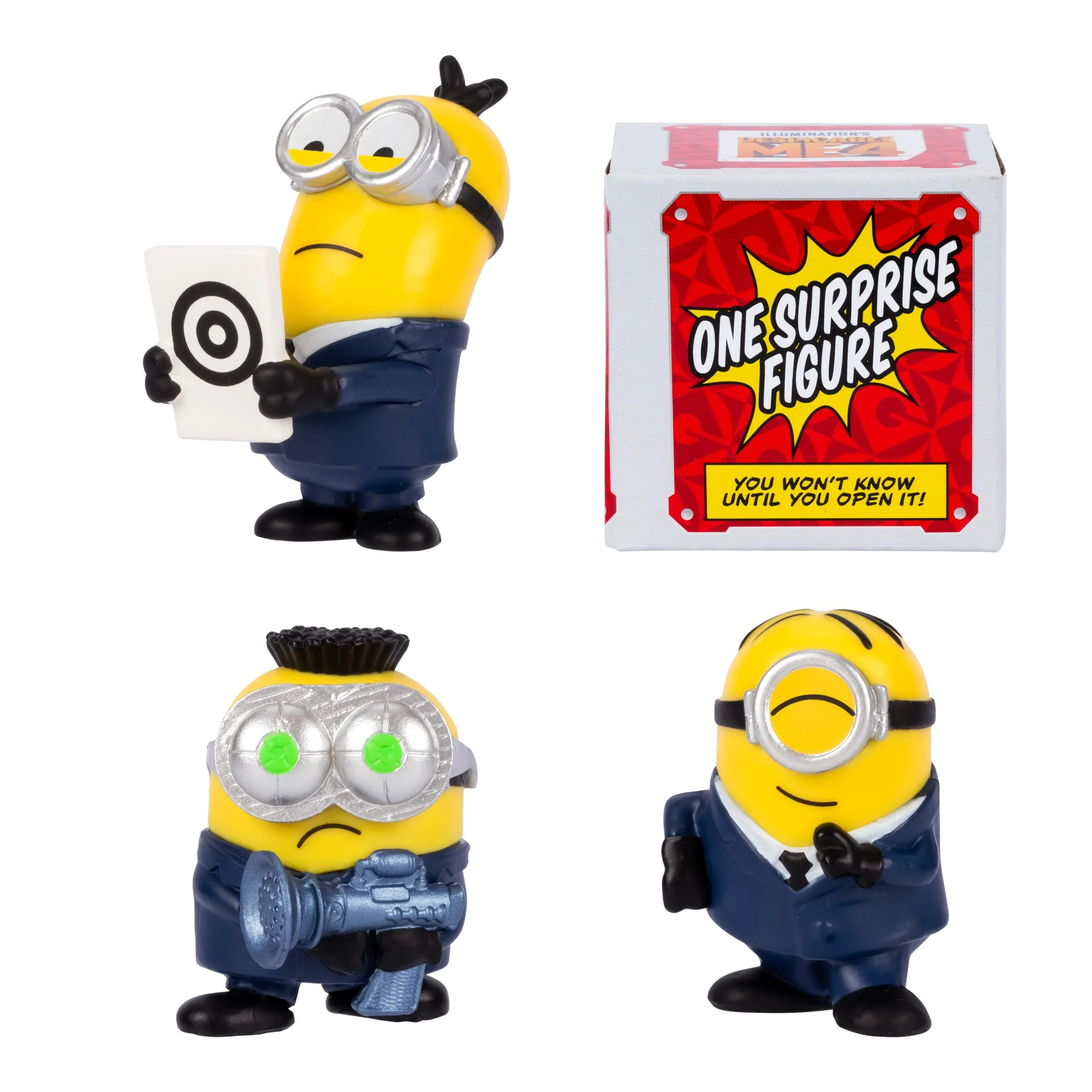 Despicable Me 4 Mini Mayhem 2 Inch Collectible 4 Pack Assortment