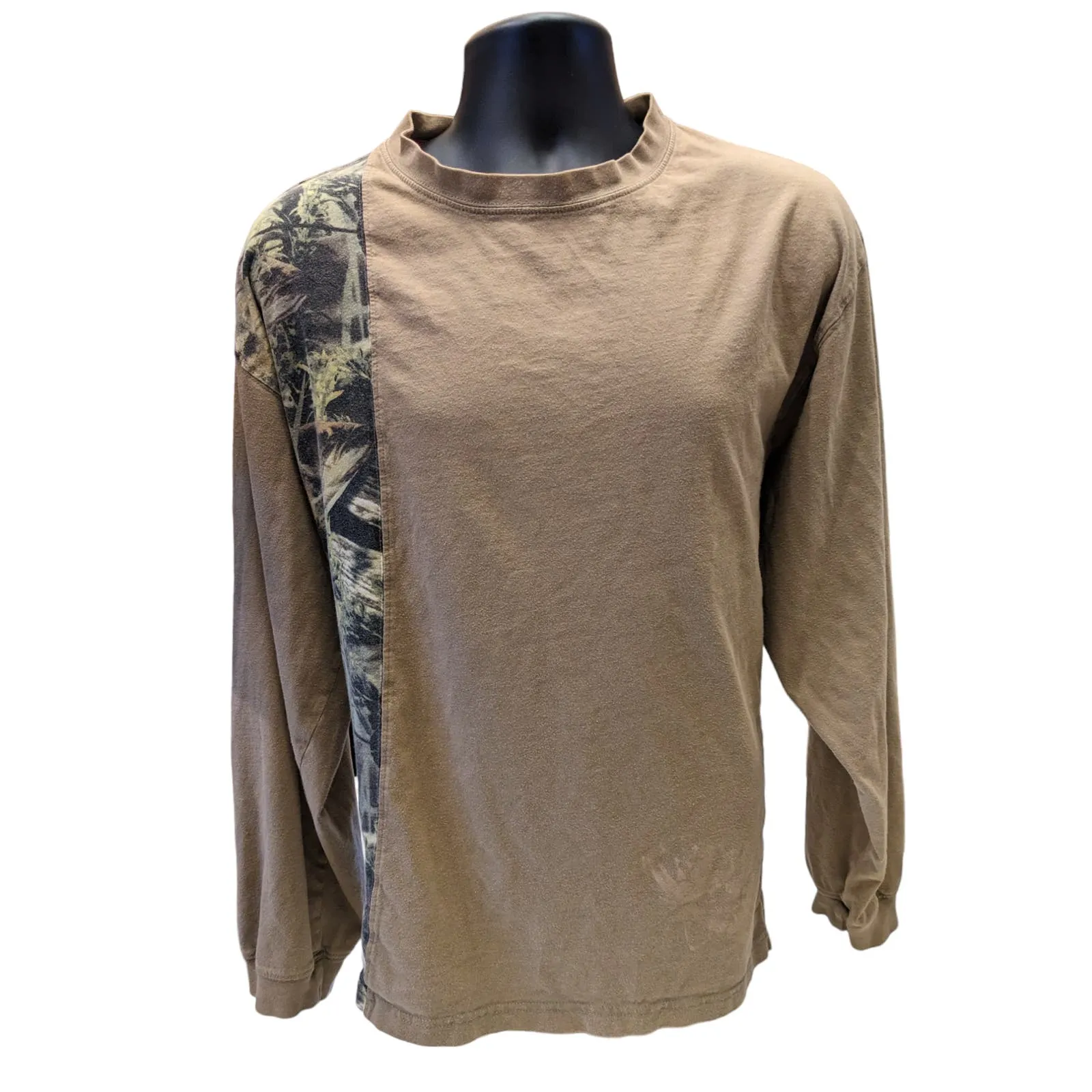 Fishouflage Shirt Mens XXL Long Sleeve Camo Outdoor Fishing Outdoorsman Pullover