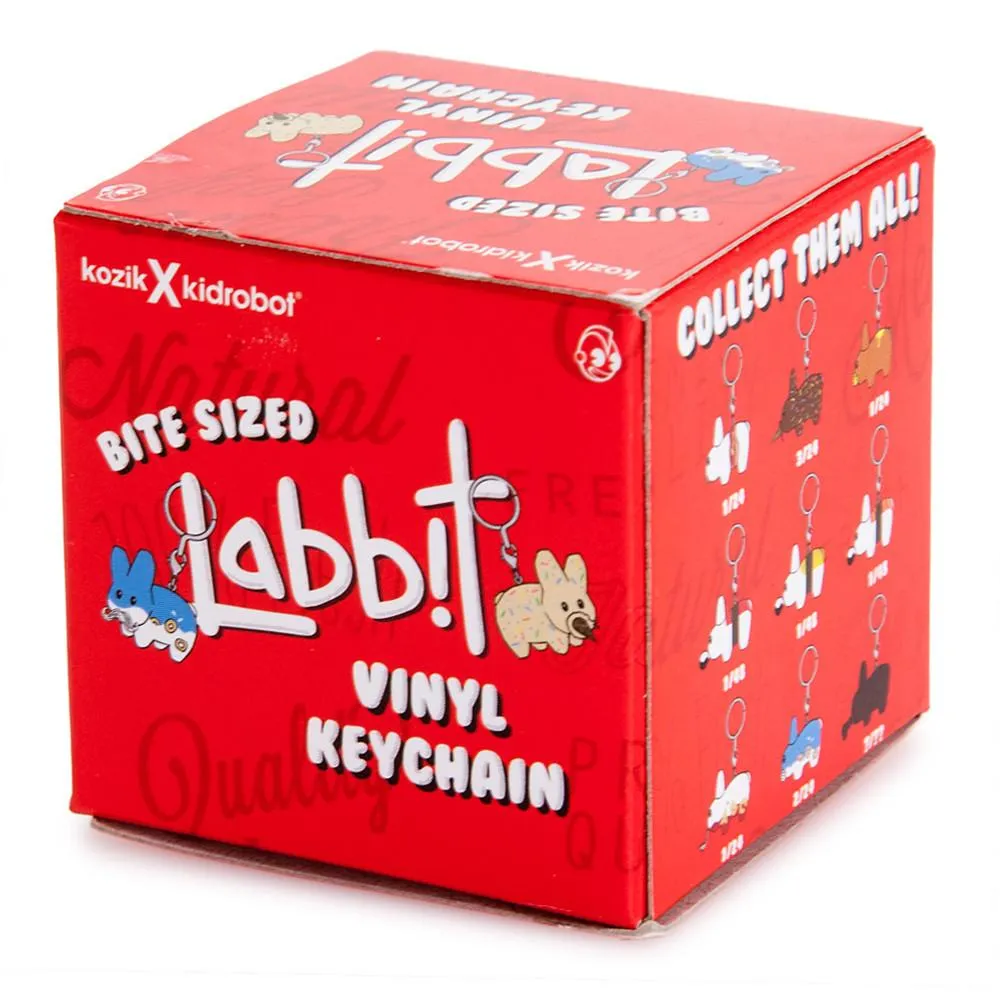 Kidrobot Bite Sized Labbit Vinyl Keychain Series: (1 Blind Box)