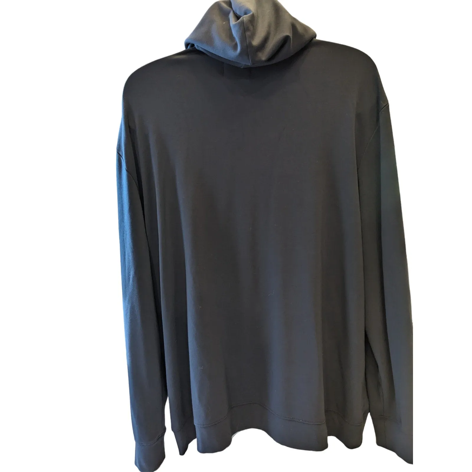 Kikooya Hoodie Mens 2XL Blue Pullover Sweatshirt Streetwear Athleisure Kangaroo