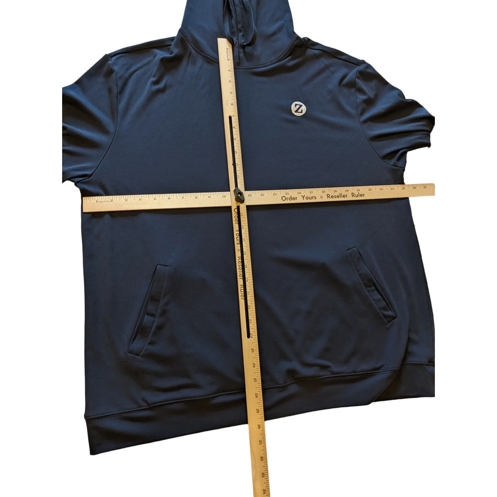 Kikooya Hoodie Mens 2XL Blue Pullover Sweatshirt Streetwear Athleisure Kangaroo