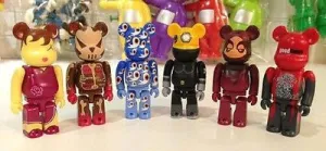 Medicom Toys 2005 Be@rbrick 100% TTF Taipei Toy Festival Limited 6 Figure Set