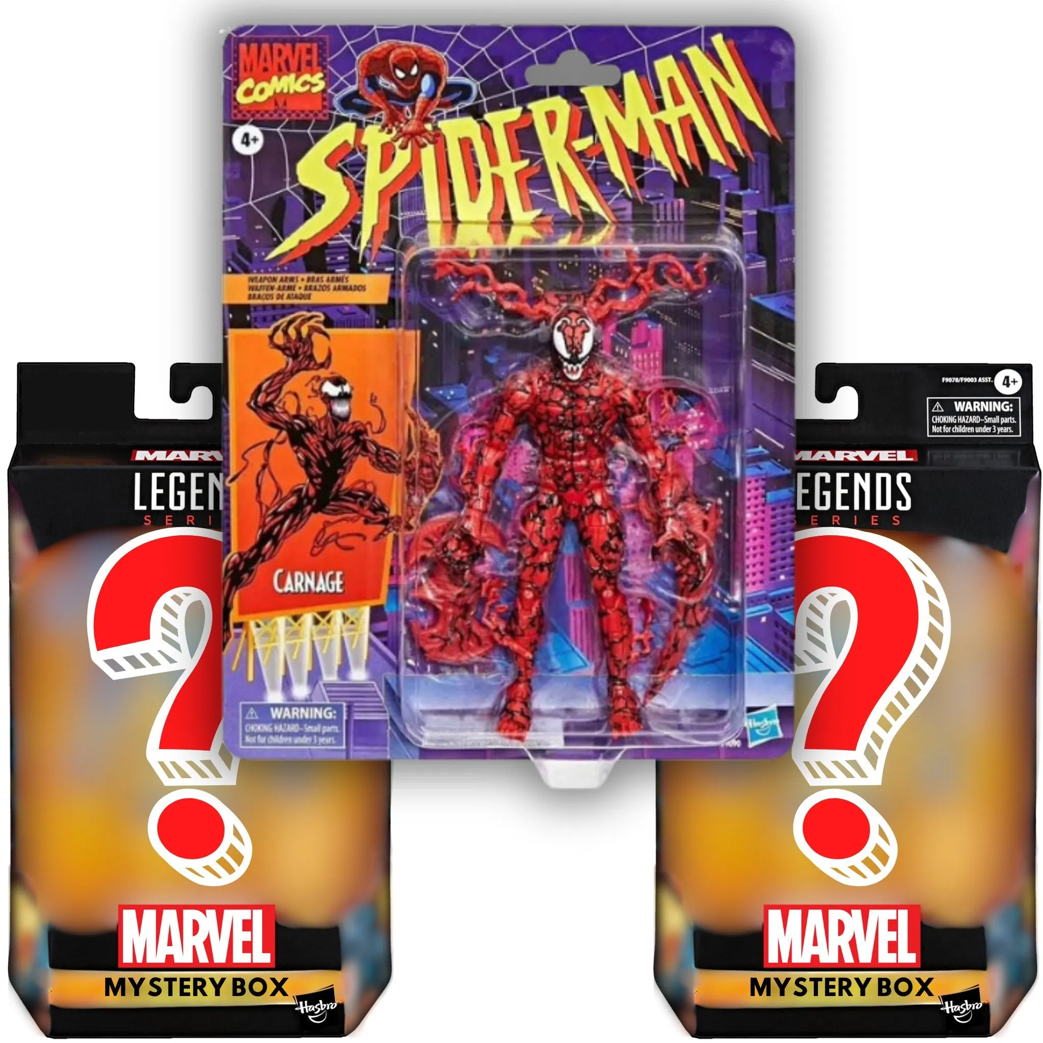 Nerdzoic Mystery Box 018: Marvel Legends Retro Carnage ( 2 Mystery Legends!) LIMITED TO 10!