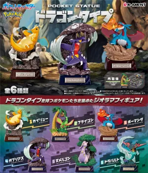 [NEW] Re-Ment: Pokemon Pocket Statue - Dragon Type (Box of 6)