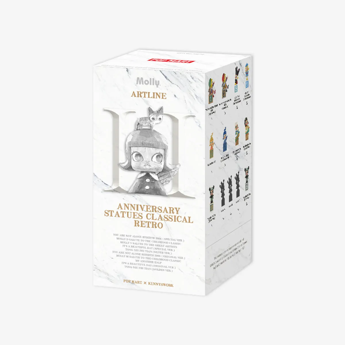 【New】Pop Mart MOLLY Anniversary Statues Classical Retro 2 Series Figures