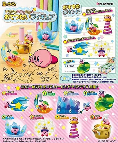 Re-Ment Kirby - Kirby Desk Figure (Set of 8)