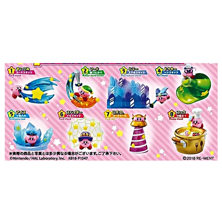 Re-Ment Kirby - Kirby Desk Figure (Set of 8)