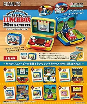 Re-Ment Peanuts - Snoopy & Woodstock Little Lunchbox Museum (Set of 6)