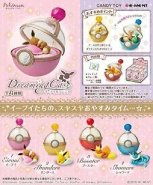Re-Ment Pokemon - Pokemon Eevee Dreaming Case (Set of 4)