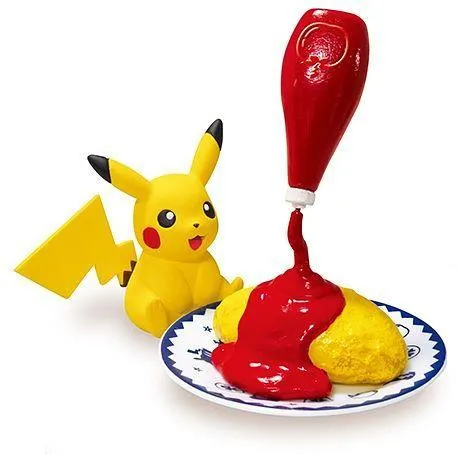 Re-Ment Pokemon - Pokemon Pikachu Loves Ketchup (Set of 8)