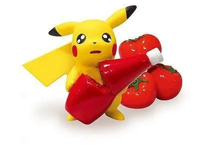 Re-Ment Pokemon - Pokemon Pikachu Loves Ketchup (Set of 8)