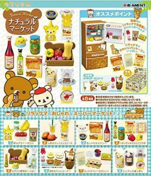 Re-Ment Rilakkuma - Rilakkuma Natural Market (Set of 8)