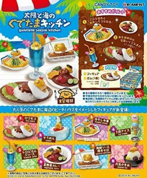 Re-Ment Sanrio - Gudetama Seaside Kitchen (Set of 8)