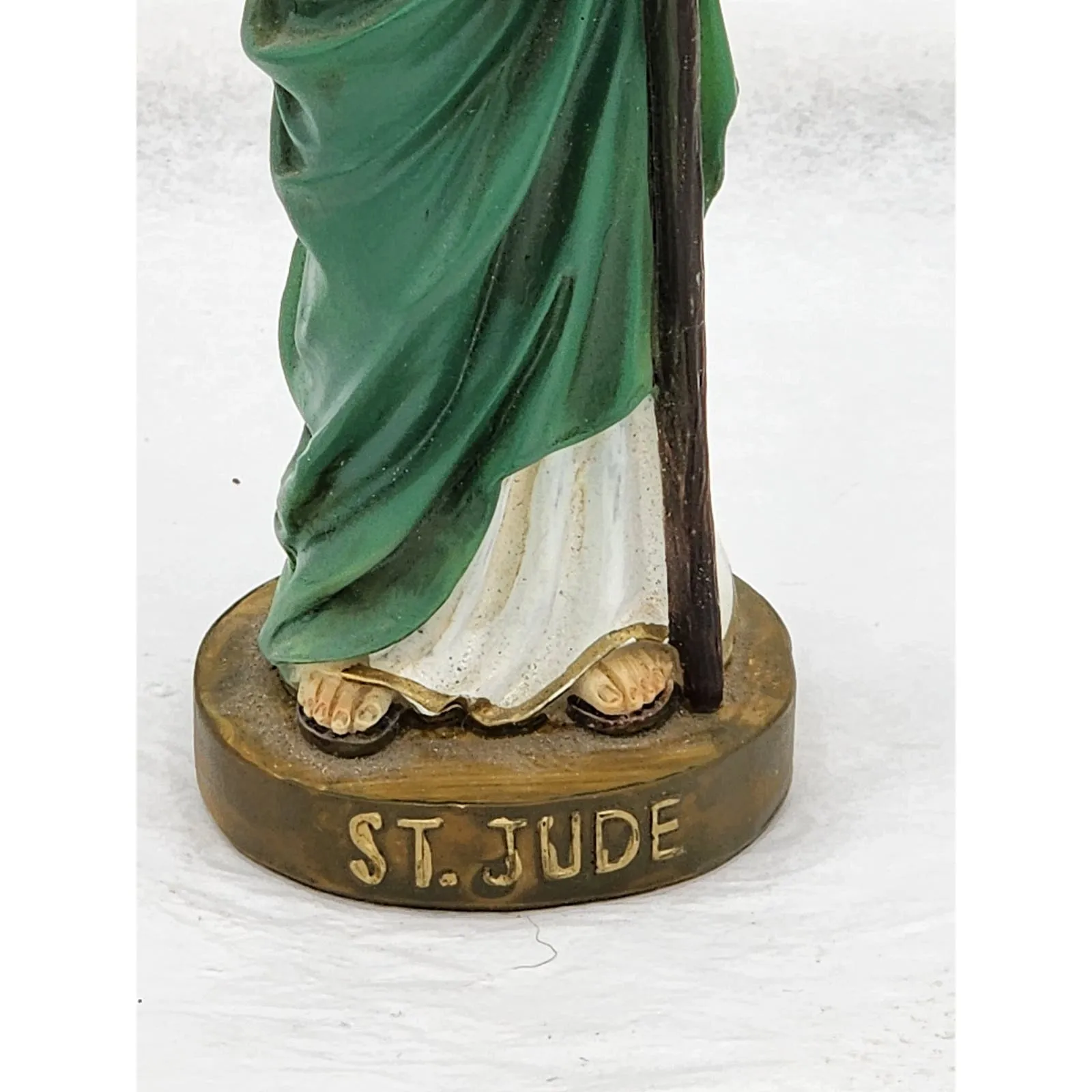 St Jude Figurine Christian Catholic Religious Statue Saint Signed By Doherty 7"