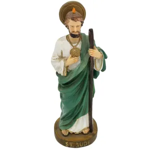 St Jude Figurine Christian Catholic Religious Statue Saint Signed By Doherty 7"