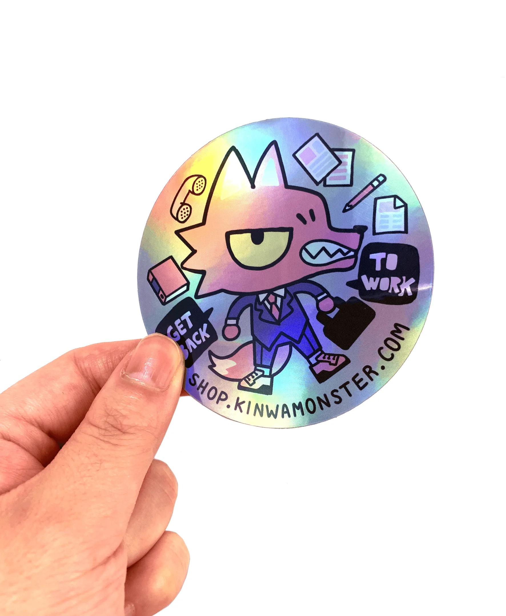 Sticker: HOLOGRAPHIC (LAST CHANCE)