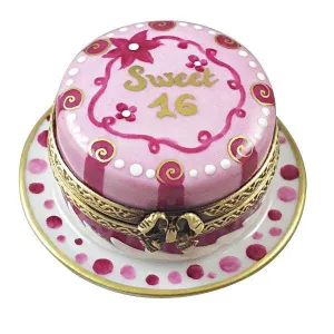 Sweet 16 Cake Birthday Cake Limoges Box by Rochard™
