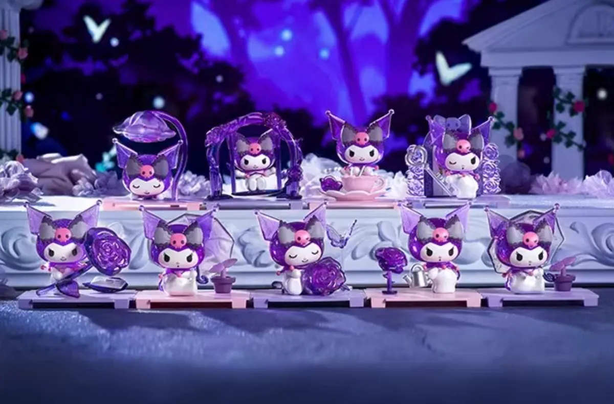 TOPTOY Kuromi Dream Rose Garden Trading Figures Box Set of 8