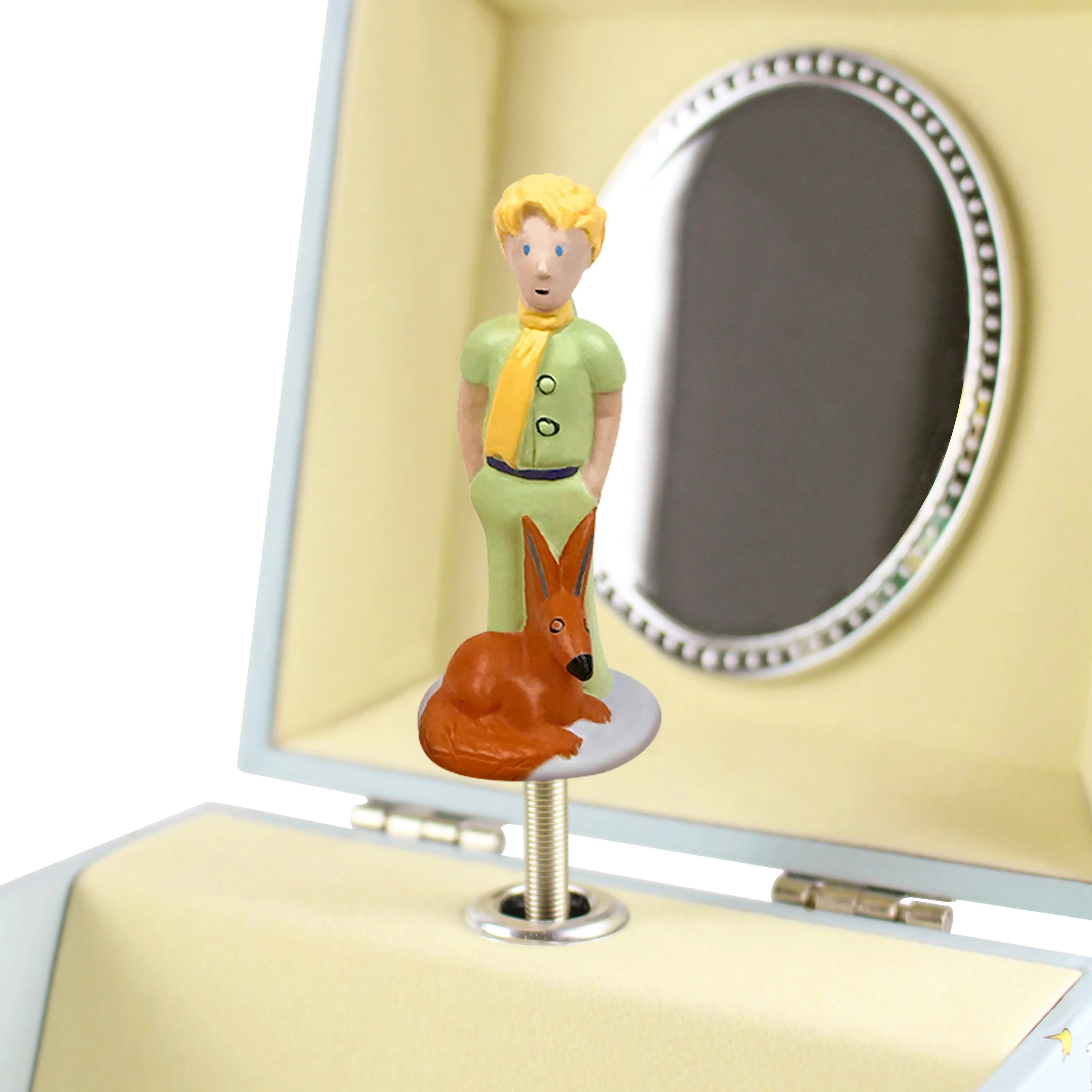 Trousselier Photoluminescent Musical Cube Box Little Price & His Sheep Glow In Dark
