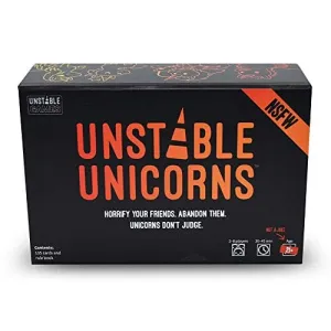 Unstable Unicorns NSFW Card Game - A Strategic Card Game and Party Game for Adults with Drinking Rules Available (for Ages 21 )