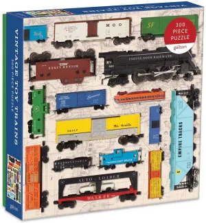 VINTAGE TOY TRAINS 300PC PUZZLE