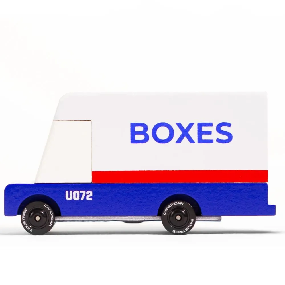 Wooden Toy Boxes Mail Truck