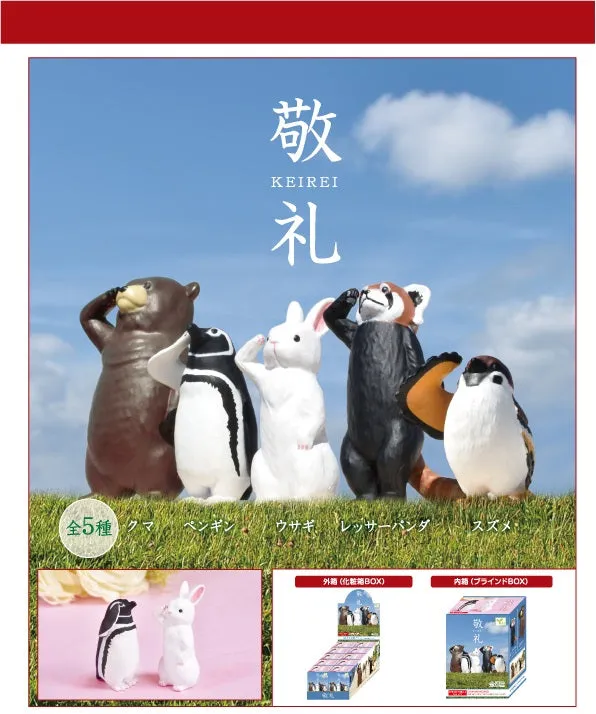 X 70725 SALUTING ANIMALS BLIND BOX-DISCONTINUED